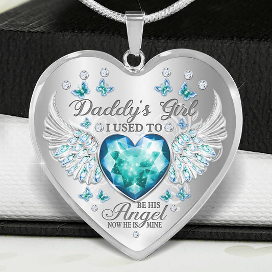 Daddy's Girl Heart Necklace